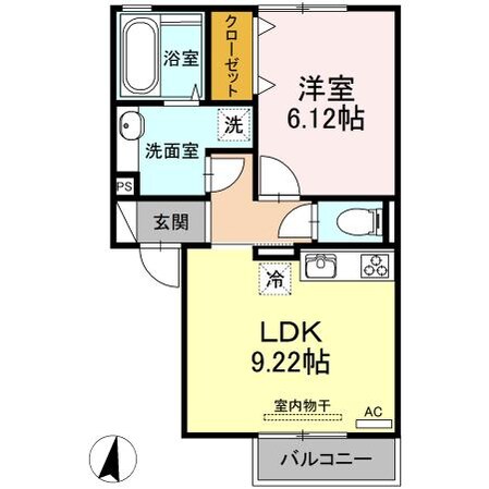 フェリスの物件間取画像